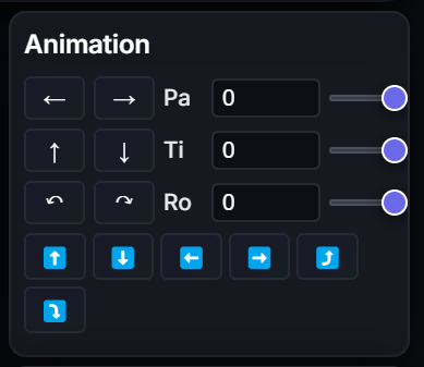 Animation Controls Panel