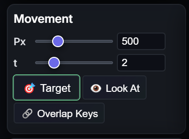 Camera Movement and Target System